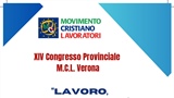 CONGRESSO PROV.LE MCL 18 NOVEMBRE 2023 ore 9.30 sala parrocchiale Borgo Nuovo